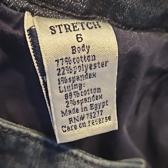 Croft & Barrow Blue Denim Skort size 6 - Picture 5 of 9